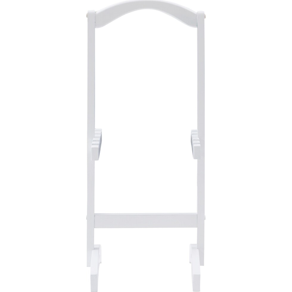 caine brown white tray table   