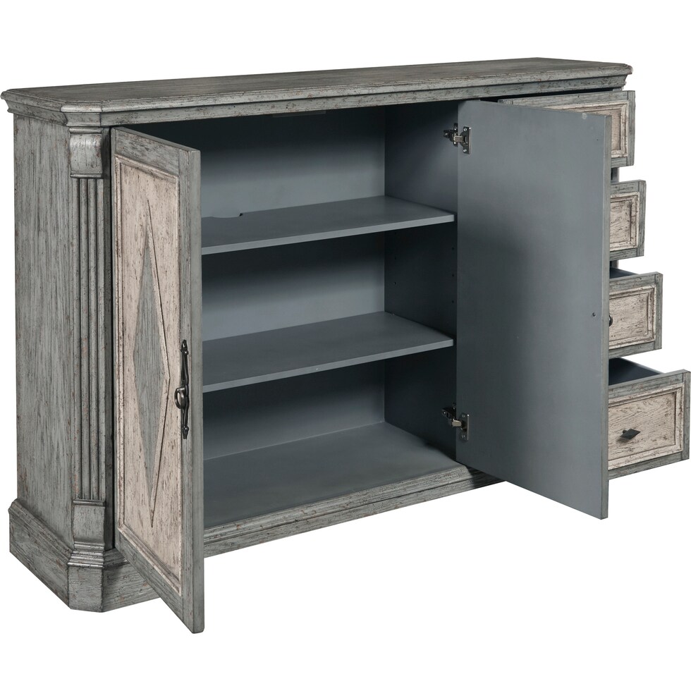 calah gray sideboard   