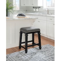 caleb gray counter height stool   