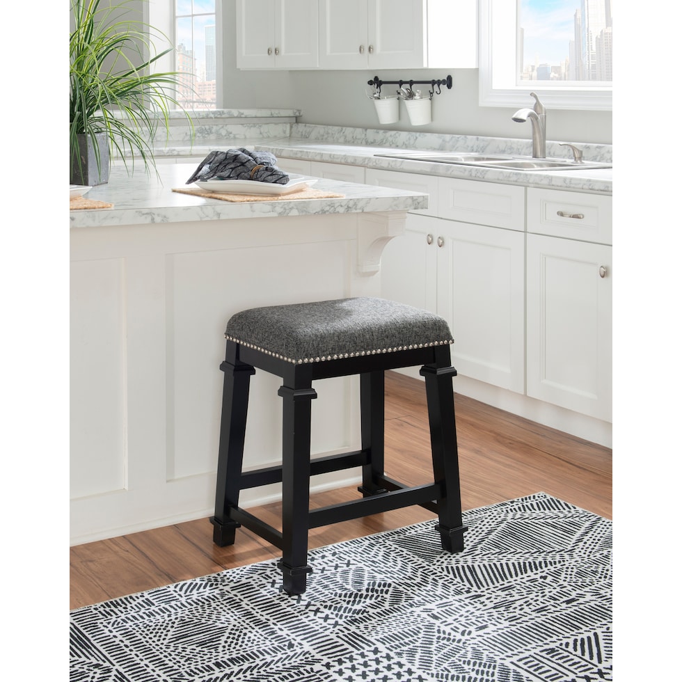 caleb gray counter height stool   