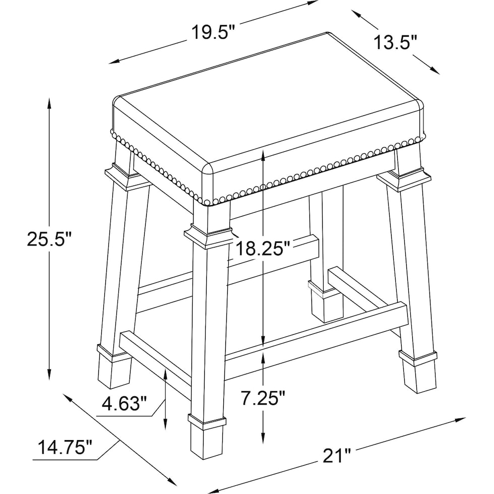 caleb gray counter height stool   