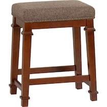 caleb light brown counter height stool   