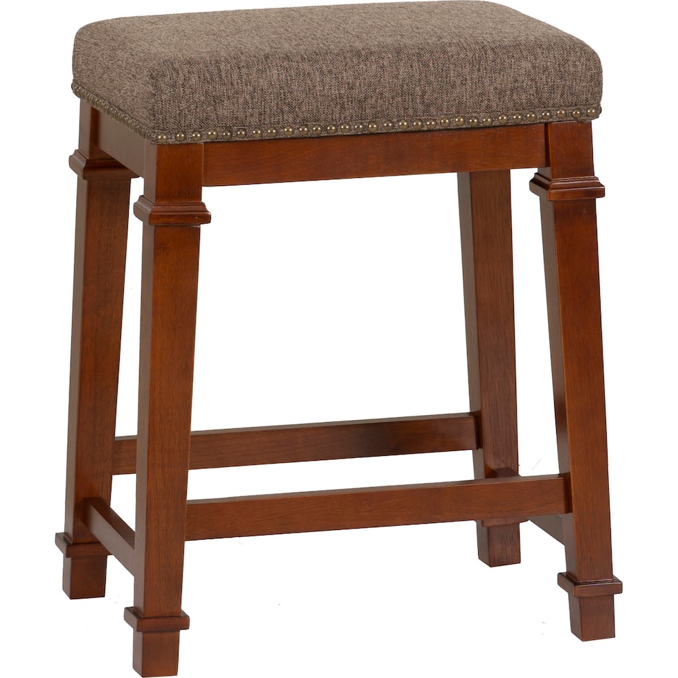 caleb light brown counter height stool   