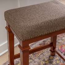caleb light brown counter height stool   
