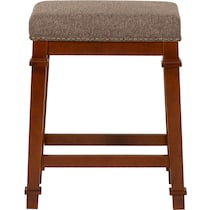 caleb light brown counter height stool   