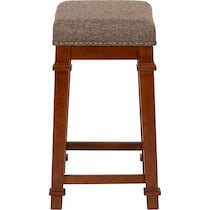 caleb light brown counter height stool   