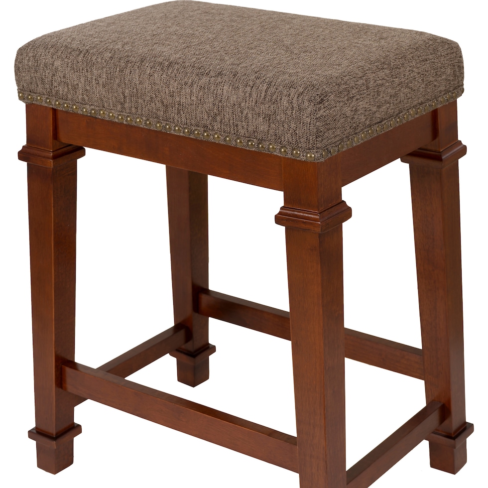 caleb light brown counter height stool   