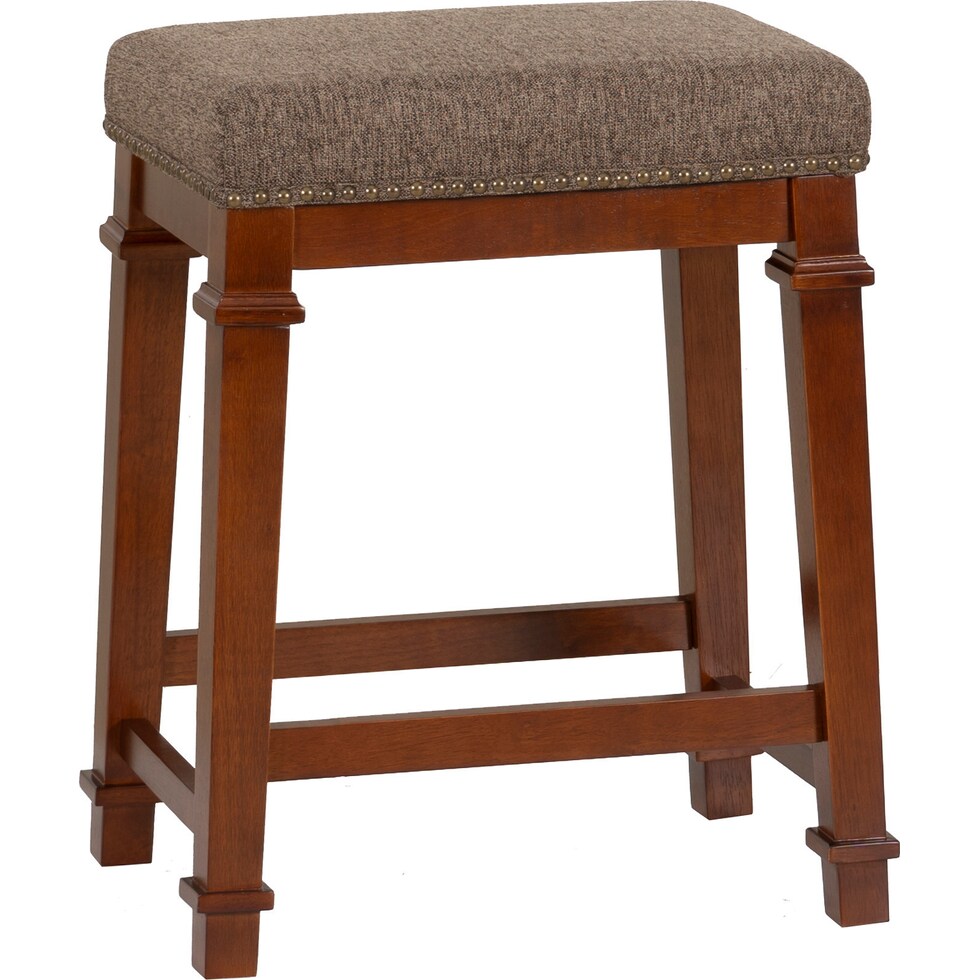 caleb light brown counter height stool   