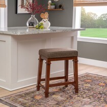 caleb light brown counter height stool   