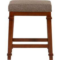 caleb light brown counter height stool   
