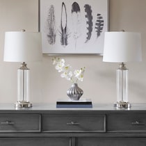 calhoun silver table lamp   