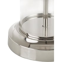calhoun silver table lamp   