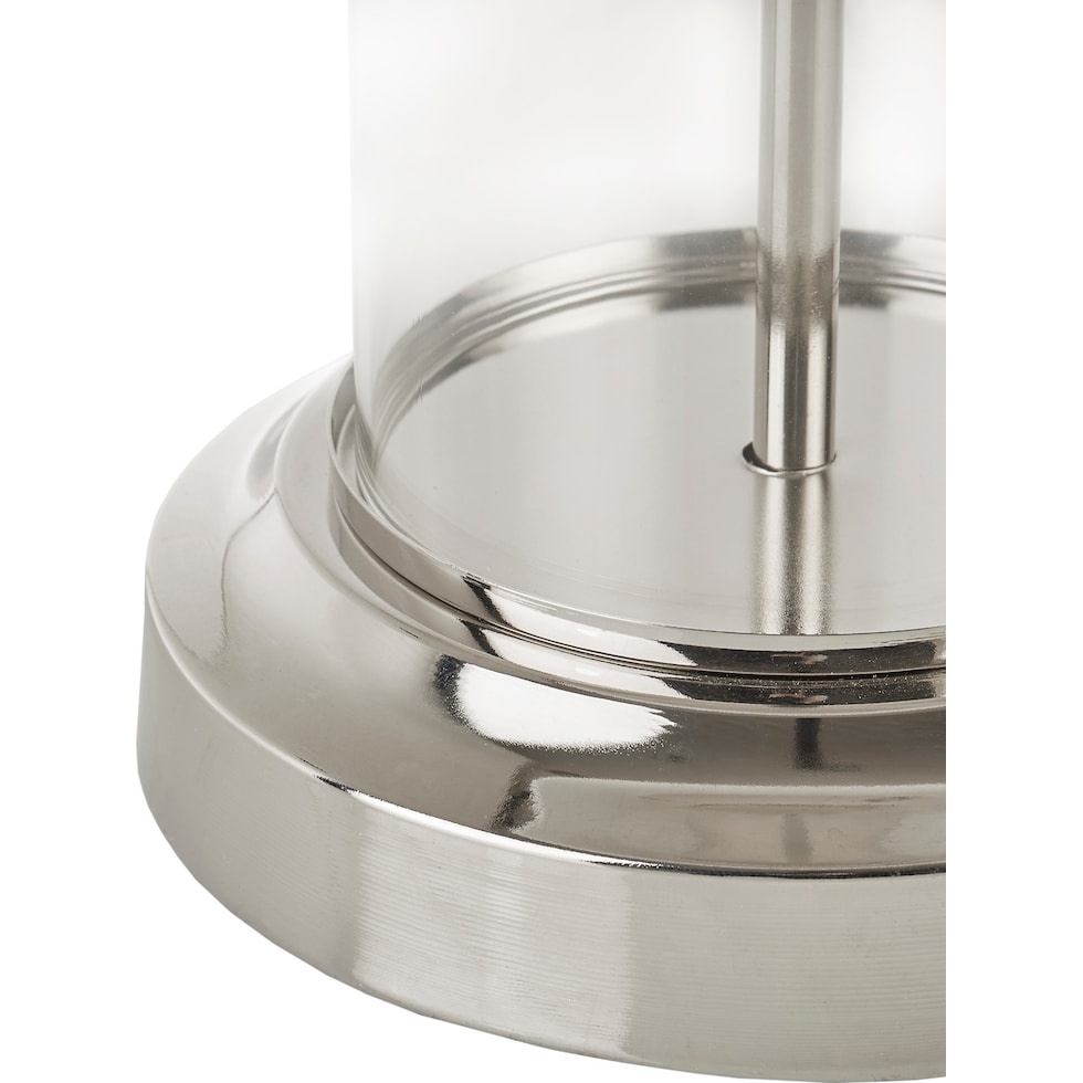 calhoun silver table lamp   
