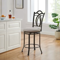 calif gray counter height stool   