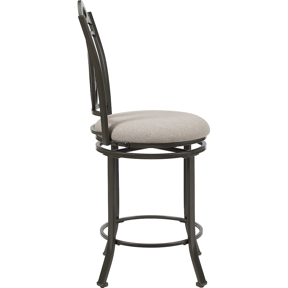 calif gray counter height stool   