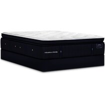california king mattress split low profile foundation set   