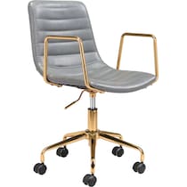callan gray desk chair   