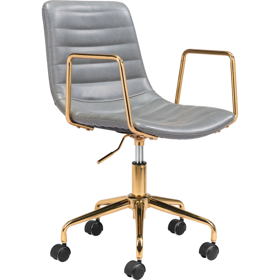 callan gray desk chair   