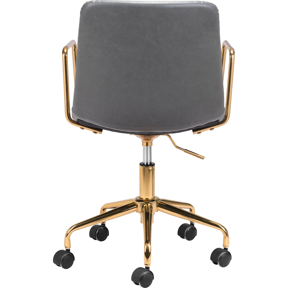 callan gray desk chair   