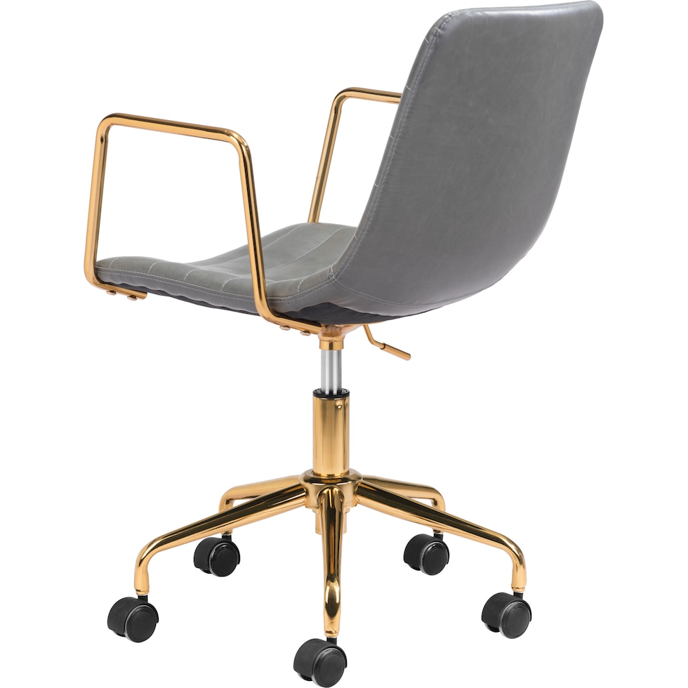 callan gray desk chair   