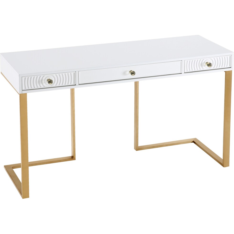 callan white desk   