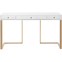 callan white desk   