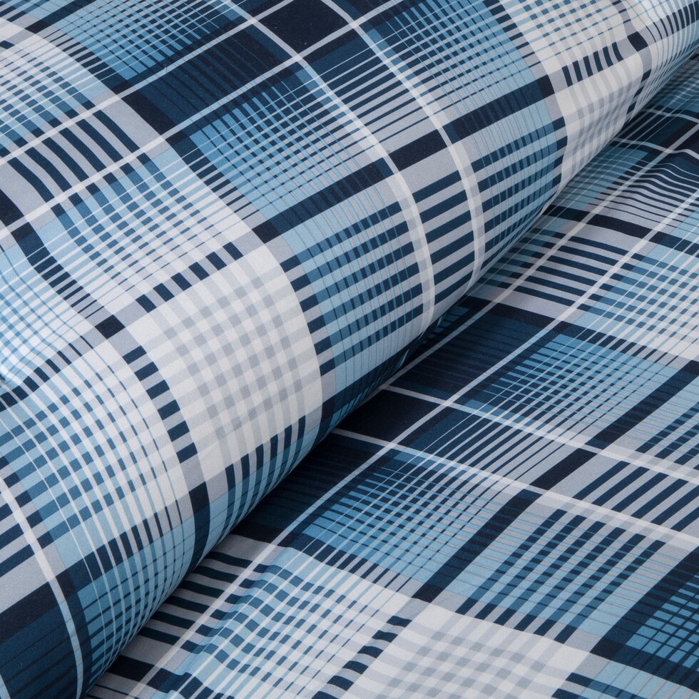 callen blue twin bedding set   