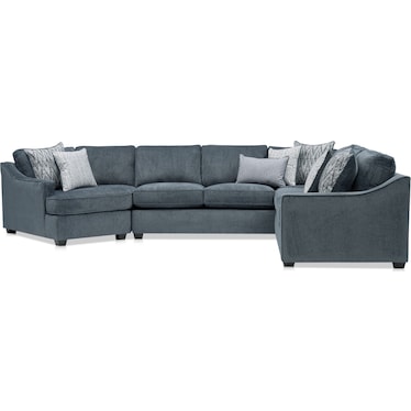 Callie 3-Piece Sectional with Cuddler