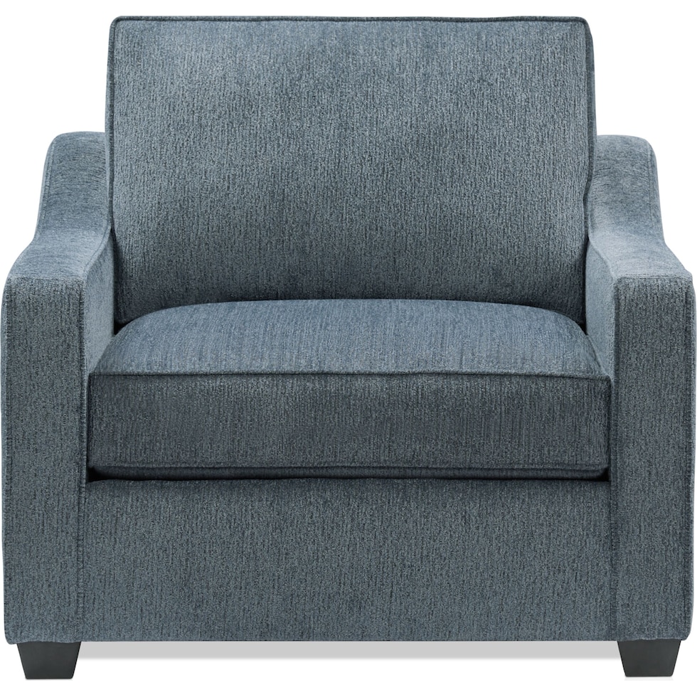 callie blue chair and a half   