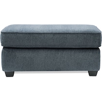 callie blue ottoman   