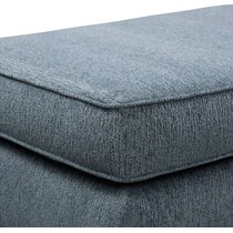 callie blue ottoman   