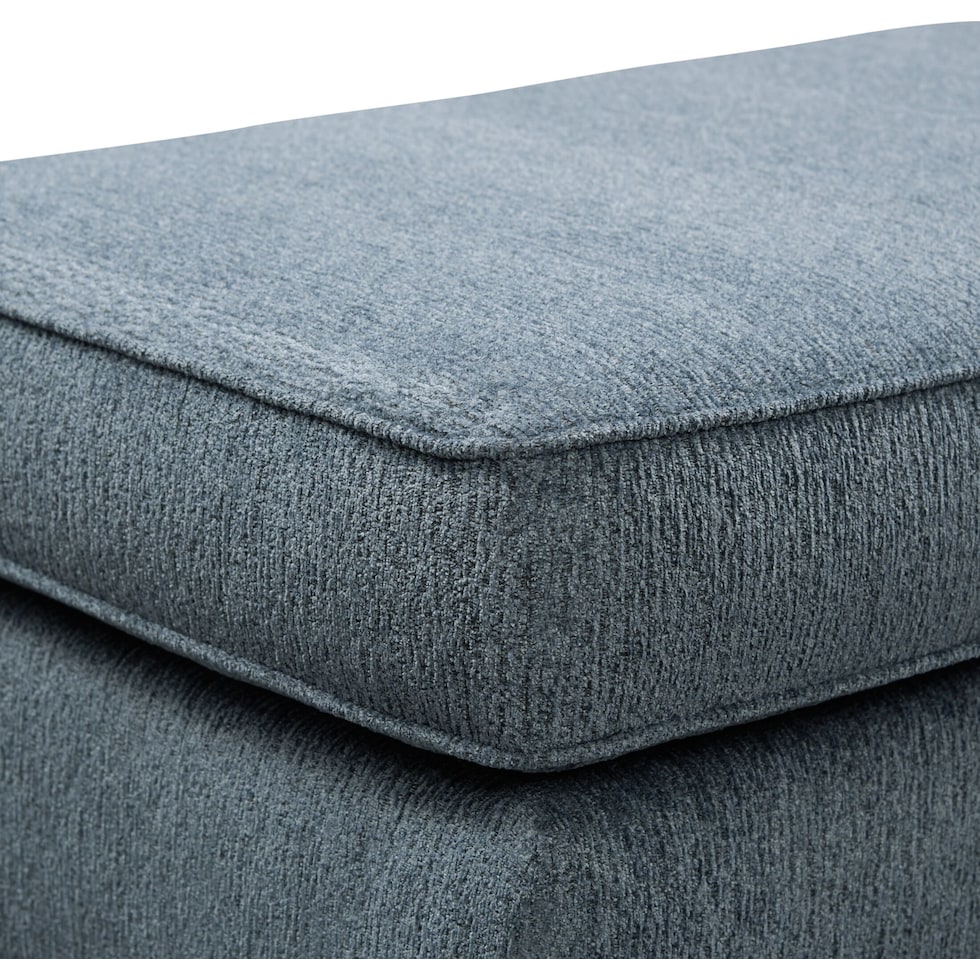 callie blue ottoman   