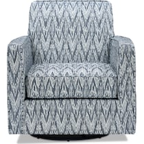 callie blue swivel chair   