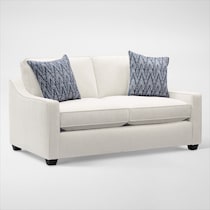 callie white loveseat   