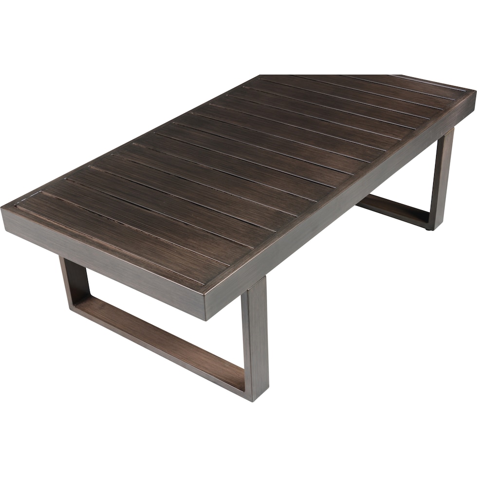 cambridge gray outdoor coffee table   