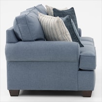 camden living room blue sofa   
