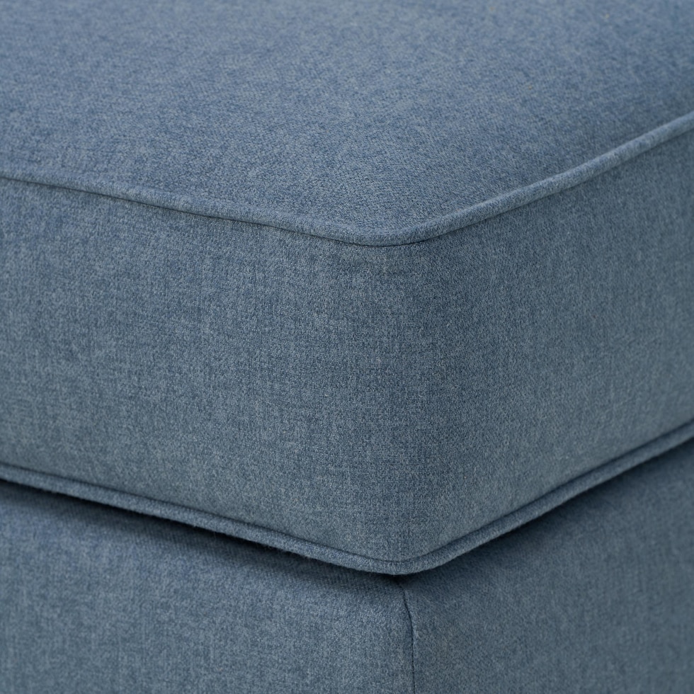 camden living room blue sofa   