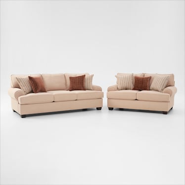 Camden Sofa and Loveseat