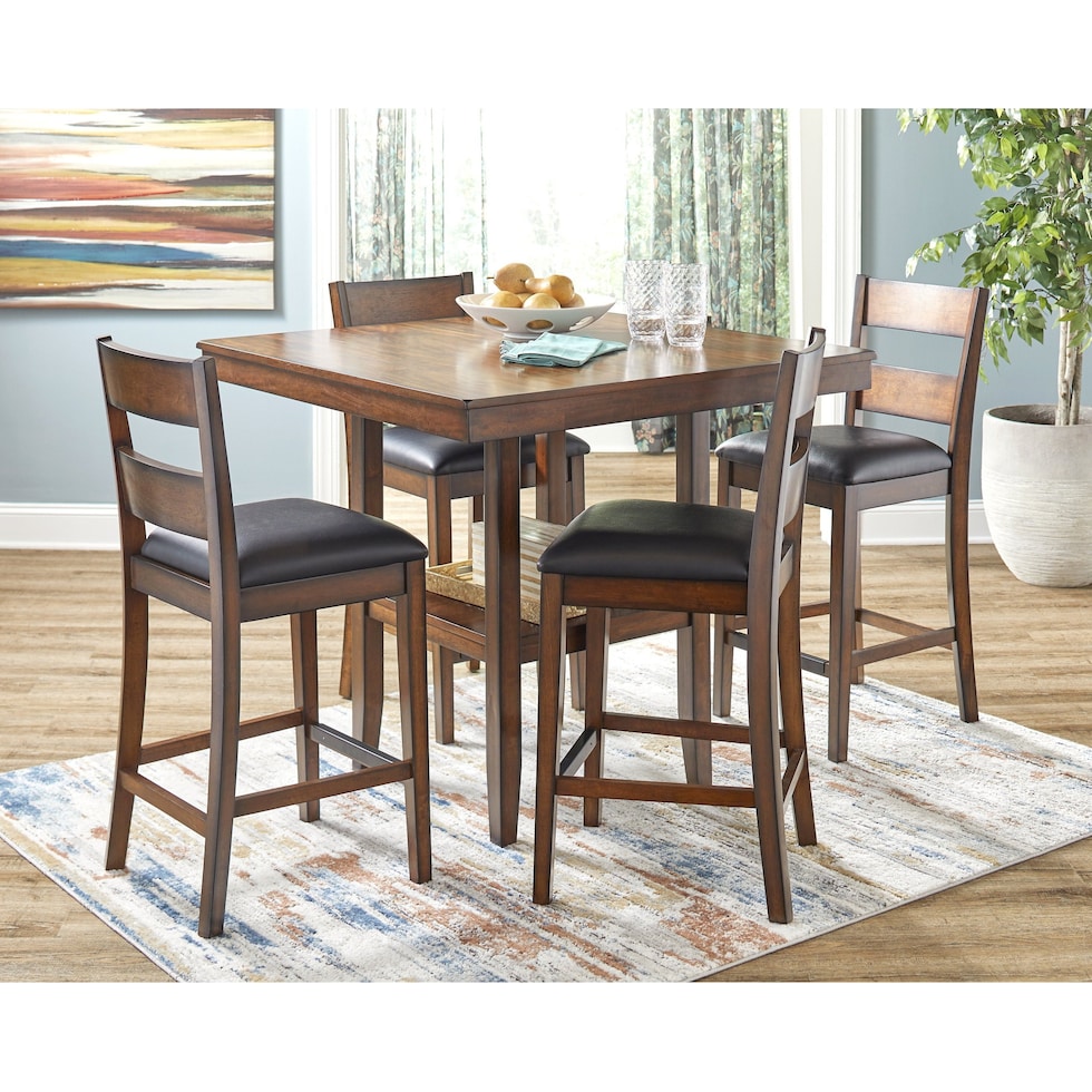 cameron dark brown  pc dining room   