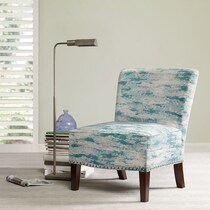 cami blue accent chair   