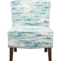 cami blue accent chair   