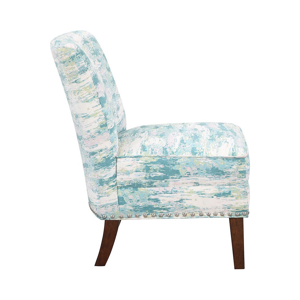 cami blue accent chair   