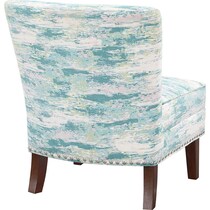 cami blue accent chair   