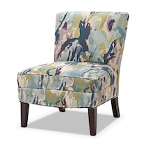 cami watercolor accent chair   
