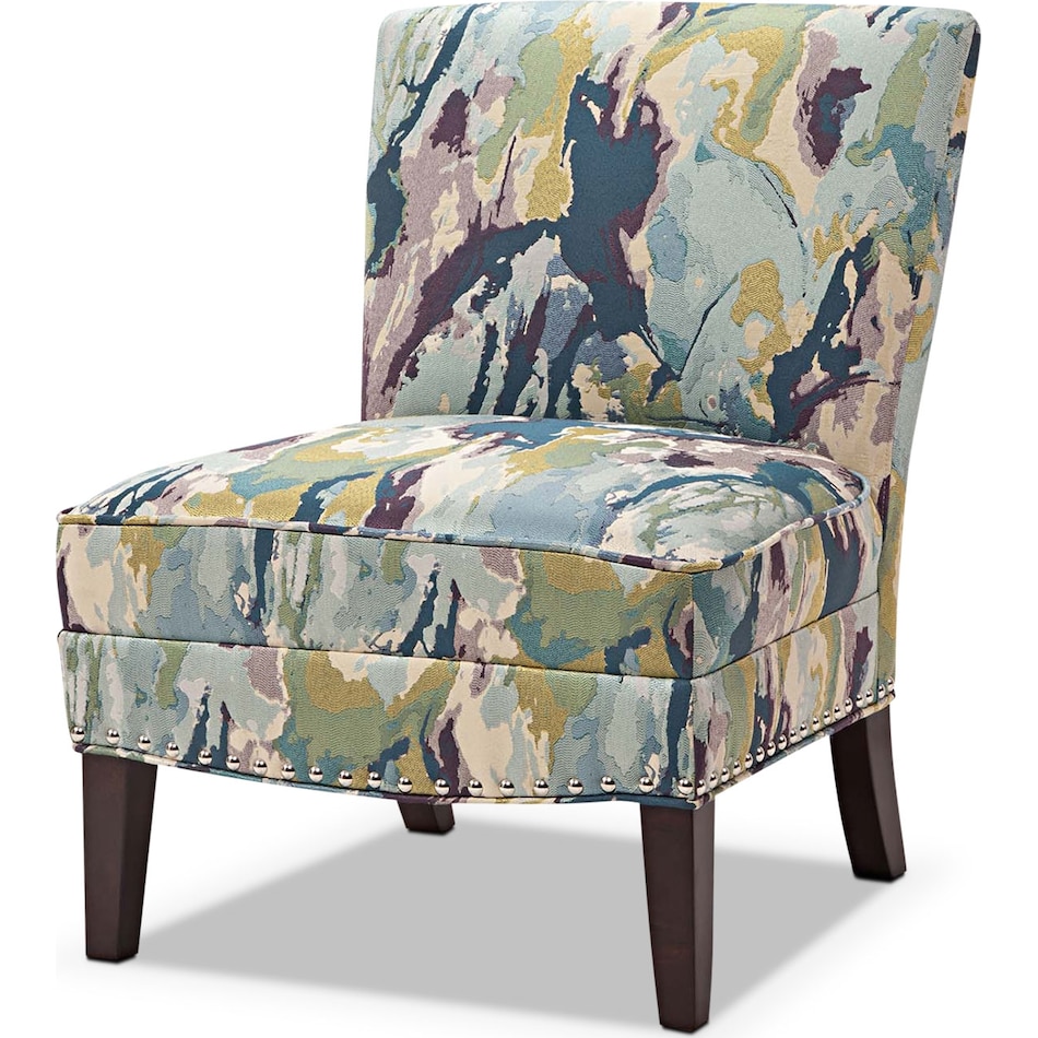 cami watercolor accent chair   