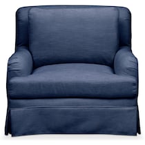 campbell blue chair   