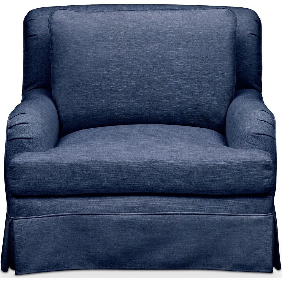 campbell blue chair   