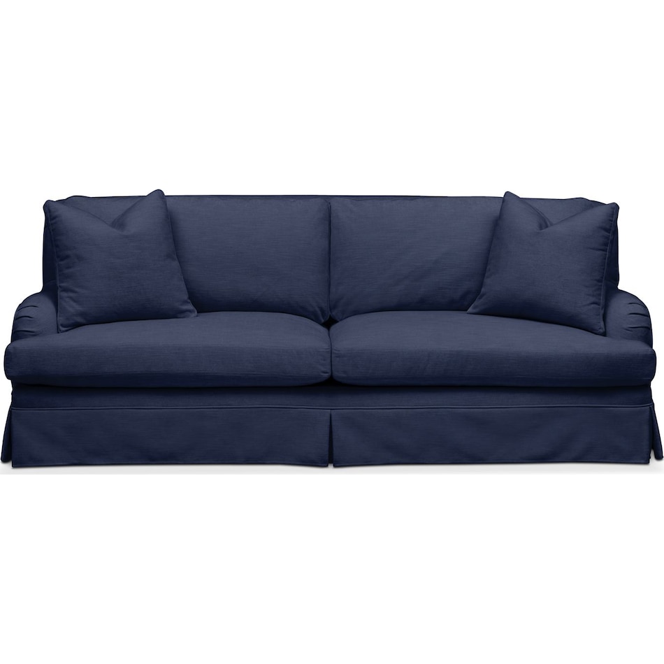 campbell blue sofa   
