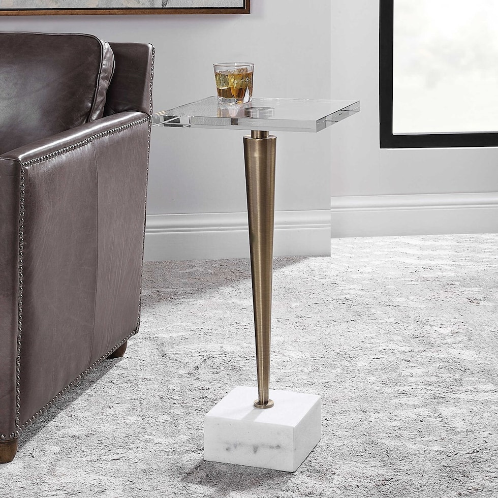 campeiro gold accent table   