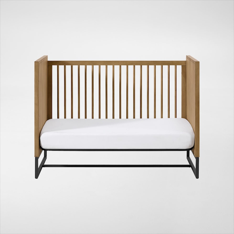 camryn light brown crib   